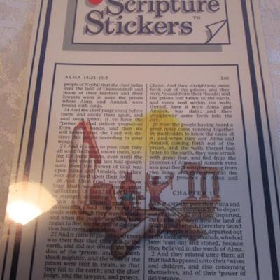 2 pkgs. Scripture Stickers Book of Mormon Parts 3 & 4