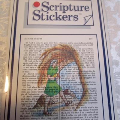 2 pkgs. Scripture Stickers Book of Mormon Parts 3 & 4