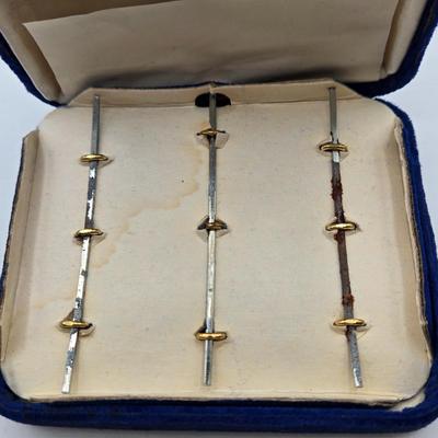 LOT 41: Vintage 24K Gold Plated Cadillac Blazer Botton Set