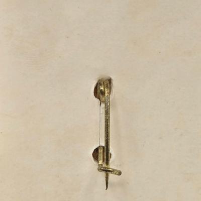 LOT 43: Vintage Double Heart AB Rhinestone Gold Tone Sweater Pin, Rose Brooch, Love Birds on Branch Pin with Blue Rhinestone Eyes, and More