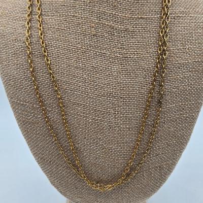 LOT 47: Variety of Gold-tone Necklaces