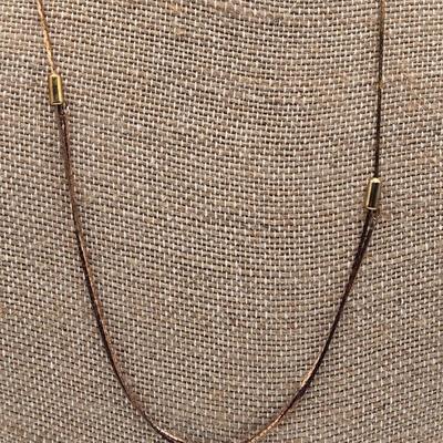 LOT 47: Variety of Gold-tone Necklaces