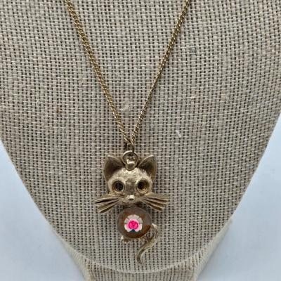 LOT 47: Variety of Gold-tone Necklaces