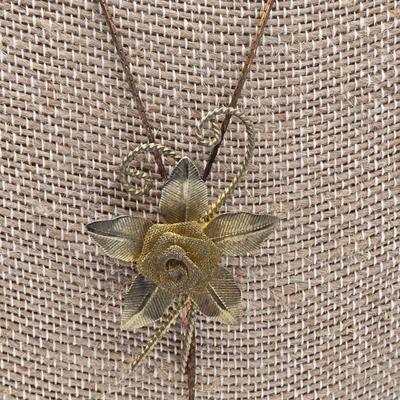 LOT 47: Variety of Gold-tone Necklaces