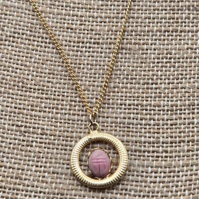 LOT 47: Variety of Gold-tone Necklaces