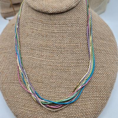 LOT 47: Variety of Gold-tone Necklaces