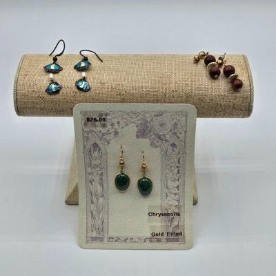 LOT 49: Sterling Silver and Gold Filled Earrings