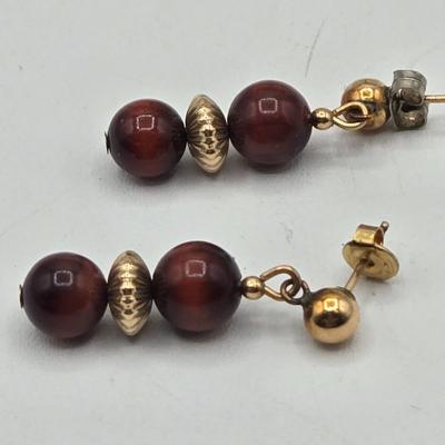 LOT 49: Sterling Silver and Gold Filled Earrings