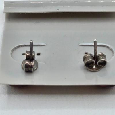 LOT 54: 3 Pairs of Sterling Silver Earrings/14.1 gtw and Sterling Silver Spoon Pin/5.7 gtw,