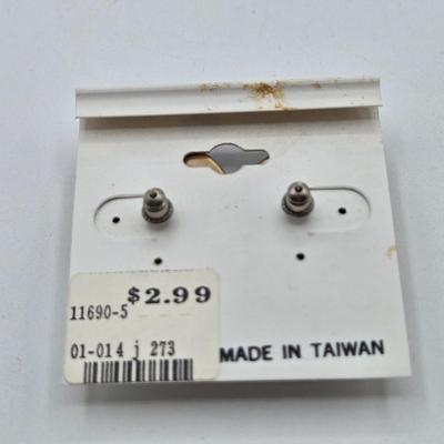 LOT 55: Variety of Fashionable Pierced Earrings- Monet, Anne Klein and more