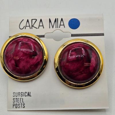 LOT 55: Variety of Fashionable Pierced Earrings- Monet, Anne Klein and more