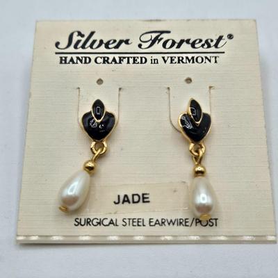 LOT 55: Variety of Fashionable Pierced Earrings- Monet, Anne Klein and more
