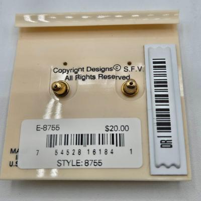 LOT 55: Variety of Fashionable Pierced Earrings- Monet, Anne Klein and more