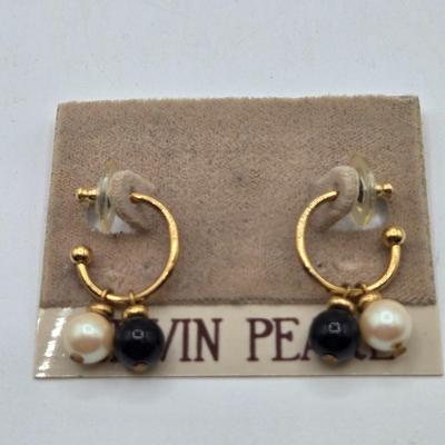 LOT 55: Variety of Fashionable Pierced Earrings- Monet, Anne Klein and more