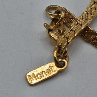 LOT 60: Monet Gold-tone Necklaces and More