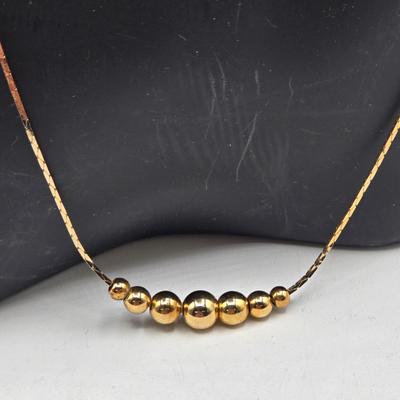 LOT 60: Monet Gold-tone Necklaces and More