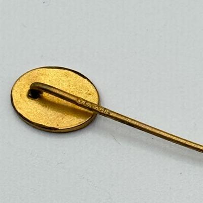 LOT 73: Vintage Stick Pins: Heart, Leaf, Chains & More