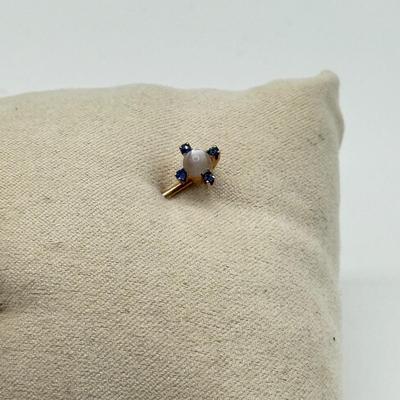 LOT 79: Antique 14k Gold Stick Pin (1.3g)