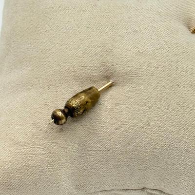 LOT 79: Antique 14k Gold Stick Pin (1.3g)