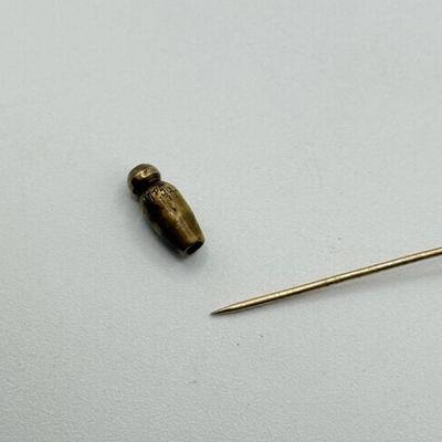 LOT 79: Antique 14k Gold Stick Pin (1.3g)