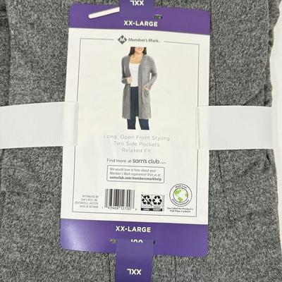 LOT 81: NWT Plus Sized Women's Clothing: Pair of 2XL Cardigans, XXL Dark Green Sweatsuit & Old Navy Size 16 "Super...