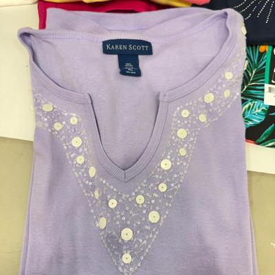 LOT 83: Summer Clothing: Some NEW & Sneakers