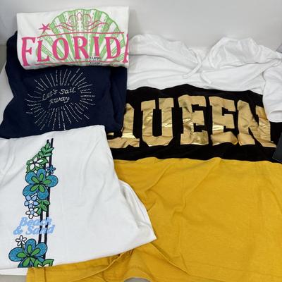 LOT 83: Summer Clothing: Some NEW & Sneakers