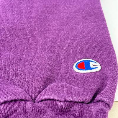 LOT 84: Plus size Purple Champion Sweatshirt, Zip up Sweater & Three Pairs of Jeans