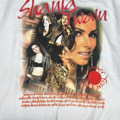 LOT 85: Vintage Shania Twain Tour Shirt, Size 6Y Nike Sneakers & More