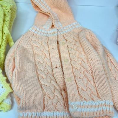 LOT 86: Large Collection of Vintage & Hand Made Baby/Doll Clothes