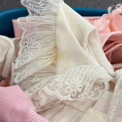 LOT 86: Large Collection of Vintage & Hand Made Baby/Doll Clothes