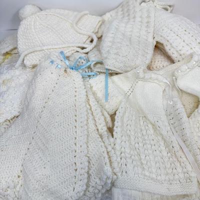 LOT 86: Large Collection of Vintage & Hand Made Baby/Doll Clothes