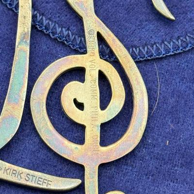 LOT 92: Silver Plated Philadelphia Orchestra 1980s Commemorative Christmas Tree Ornaments