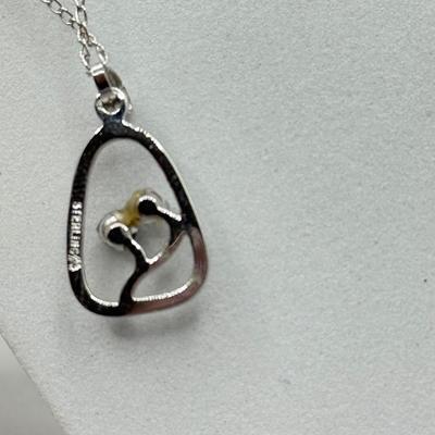 LOT 93: Two Sterling Silver Necklaces 18” & 15” (9.89g)