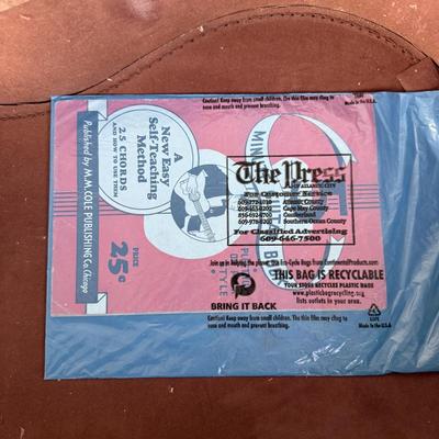 LOT 94: Small Silvertone Guitar w/ Vintage Cowboy Guitar Case