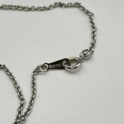 LOT 95: Collection of Silvertone Necklaces & Chains