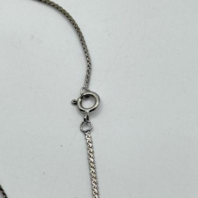 LO 96: Sterling Silver Mickey Mouse Pendant & Two Sterling Chains 18” & 22”