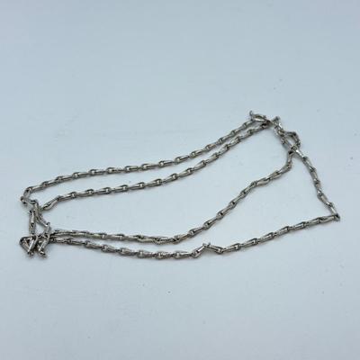 LO 96: Sterling Silver Mickey Mouse Pendant & Two Sterling Chains 18” & 22”