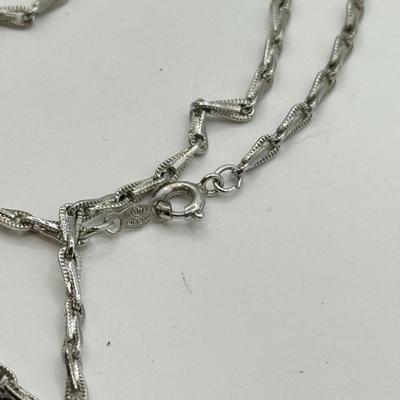 LO 96: Sterling Silver Mickey Mouse Pendant & Two Sterling Chains 18” & 22”