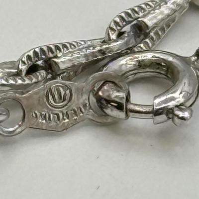 LO 96: Sterling Silver Mickey Mouse Pendant & Two Sterling Chains 18” & 22”