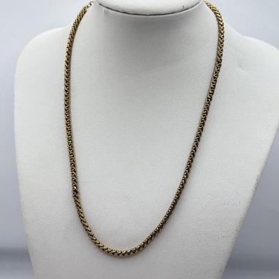 LOT 97: Reed & Barton Damascene Necklace & Vendome Chain (14" & 20")
