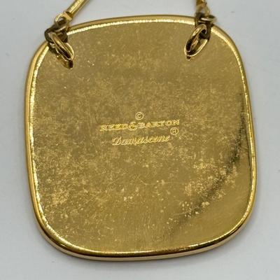 LOT 97: Reed & Barton Damascene Necklace & Vendome Chain (14" & 20")