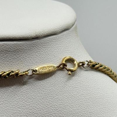 LOT 97: Reed & Barton Damascene Necklace & Vendome Chain (14" & 20")