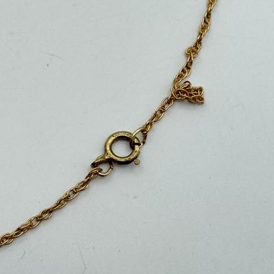 LOT 98: Wedgewood Necklace, 12k Gold Filled Celebrity Necklace in Box & Another Gold Fill Necklace (18”, 18”, 16”)