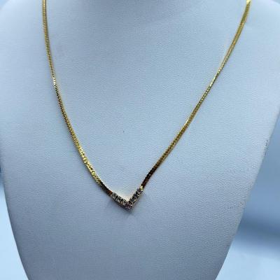 LOT 99: Gold Tone Necklace Collection - various lengths