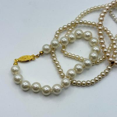 LOT 101: Collection of Costume "Pearl" Jewelry