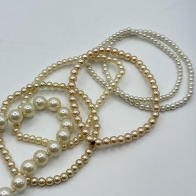 LOT 101: Collection of Costume "Pearl" Jewelry