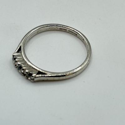 LOT 105: Avon Sterling and Glass Ring (sz 9), Avon Earrings in Box, Faux Marcasite Pieces & More