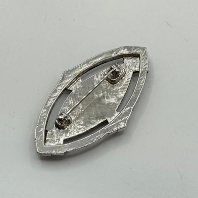 LOT 105: Avon Sterling and Glass Ring (sz 9), Avon Earrings in Box, Faux Marcasite Pieces & More