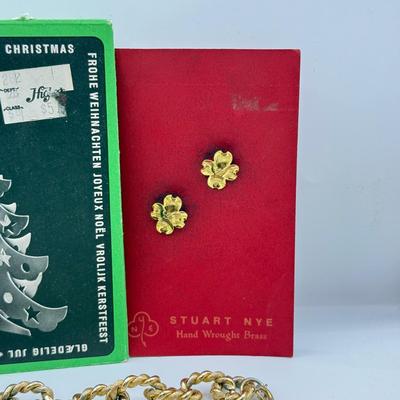 LOT 106: Christmas & More Costume Jewelry Collection: Bracelets, Earrings & More